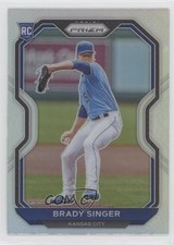 2021 Panini Prizm Tier II Silver Prizm Brady Singer #114 2u3
