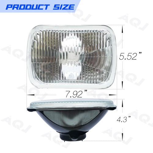 2Pcs For Toyota Tacoma 1995 1996 1997 & Pickup 5X7" 7X6 LED Headlights Hi/Lo - Picture 13 of 18