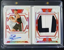 2024-25 Panini National Treasures Booklets Donovan Clingan RC Patch Auto RPA /49