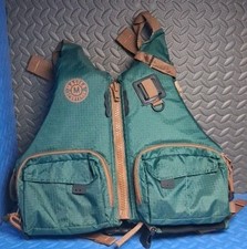 Master Sportsman brand deluxe angler kayak life vest in forest green universal