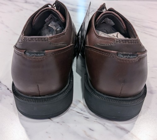 NIB Dunham Mens Burlington Dress Shoes Waterproof Lace Up Sz 8.5 D Brown Leather - Picture 8 of 9