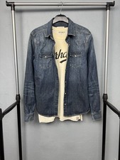 Allsaints Mens Murph Denim Shirt Size M