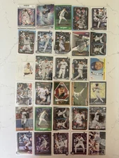 New York Yankees Baseball Trading 55 Card Collection, Rookie, Stars, Common, Raw