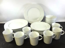 Crate & Barrel Maison White Japan Dinnerware Plates Bowls Mugs SOLD BY THE PIECE