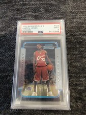 LeBron James 2003-04 Bowman Chrome Rookie Card #123 PSA 9 Beautiful Mint. rookie card picture