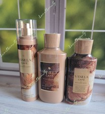 bath and body works vanilla cafe shower gel body lotion fine fragrance mist
