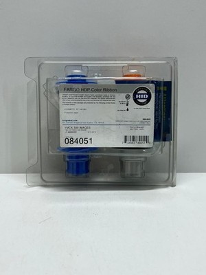 HID Fargo 084051 HDP Color Ribbon YMCKK 500 Ausdrucke Genuine   Neu