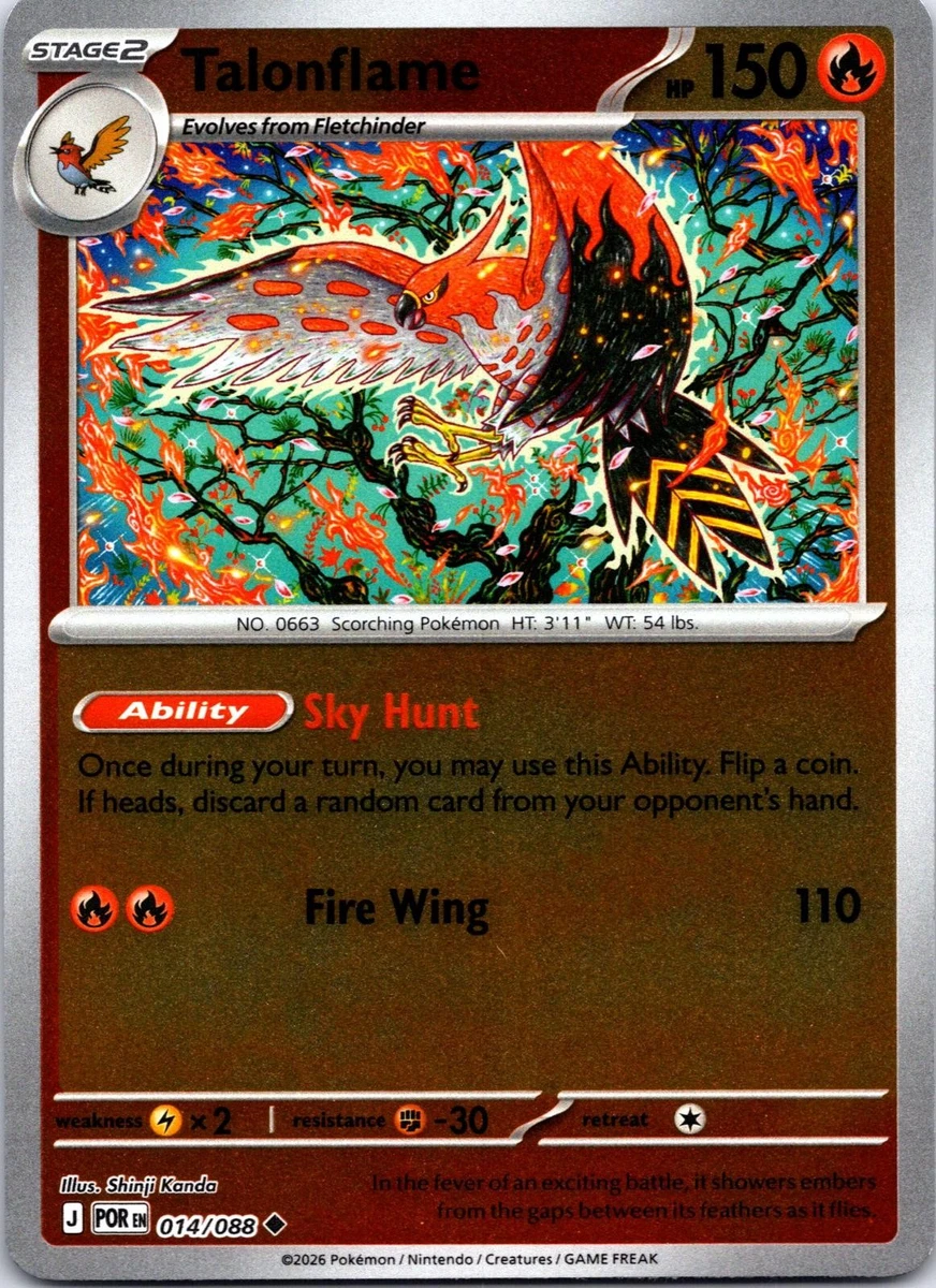 Talonflame 014/088 Me03: Perfect Order for sale | eBay