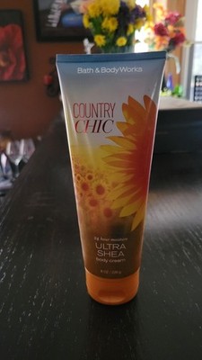 Bath & Body Works COUNTRY CHIC Triple Moisture Body Cream 8 oz RARE 