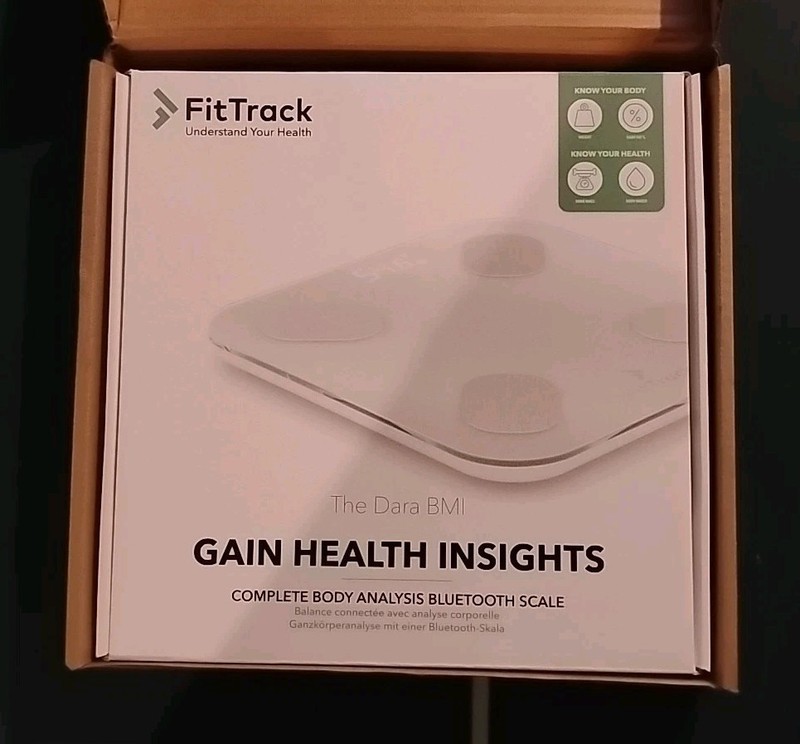 Fit Track Dara BMI Health Insights Complete Body Analysis Bluetooth Scale