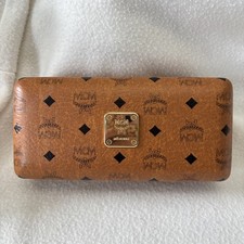 MCM COGNAC BROWN CASE AUTHENTIC OPTICAL EYEGLASSES CASE