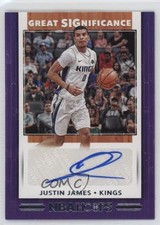 2019-20 Panini NBA Hoops Great SIGnificance Justin James Rookie Auto RC 19zq