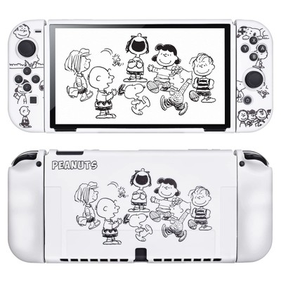 Dlseego Nintendo Switch OLED Cover TPU AB1293-B2 Black/White
