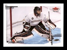  99 Jonas Hiller 24 Ducks 2013 Fleer Hockey Sports Trading Card 