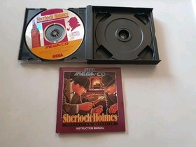 Sega Mega CD Game Sherlock Holmes Consulting Detective Boxed With Manual 