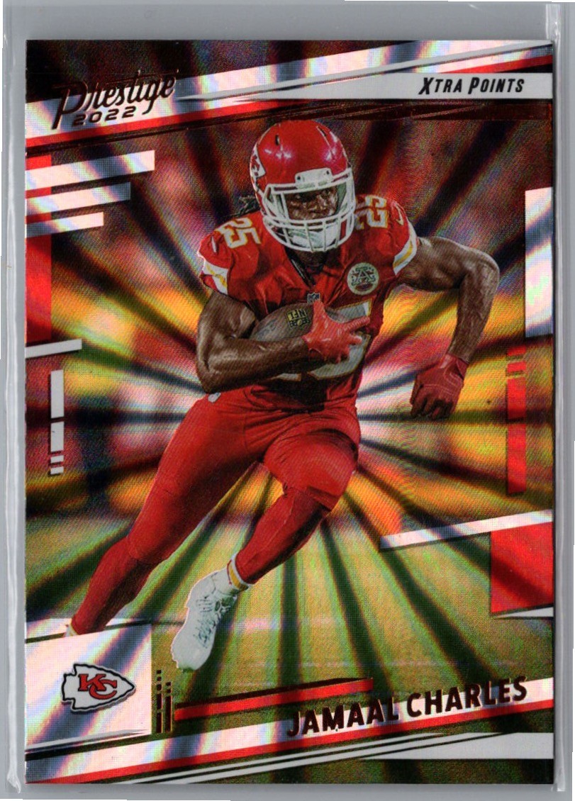 2022 Panini Prestige #150 Jamaal Charles Xtra Points Sunburst