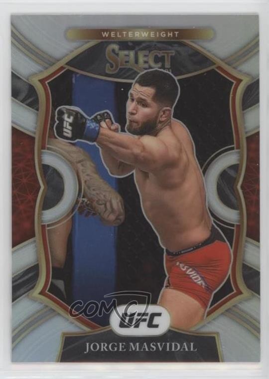 2021 Panini Select UFC Concourse Silver Prizm Jorge Masvidal #55 1b8