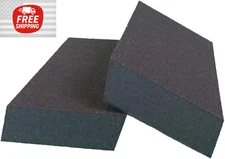 Dual Angle Drywall Sanding Sponges Medium/Fine Dual Grit 24 Count Contractor Pak