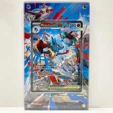 POKEMON TCG EXTENDED ART ACRYLIC CASE CARD MEGA LUCARIO EX 179/132 SIR EVOLUTION