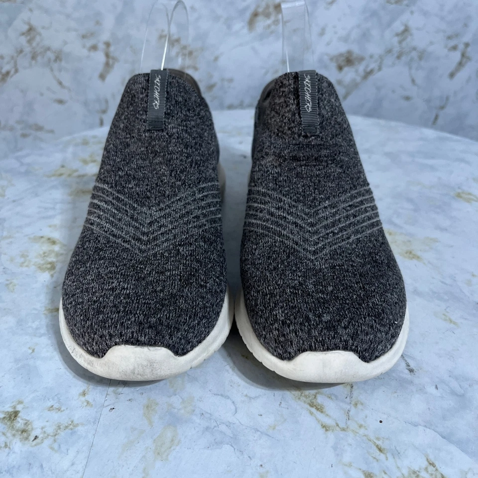 Zapatos Skechers Ultra Flex para mujer talla 7,5 grises blancos cómodos zapatillas para caminar Foto 3 de 4