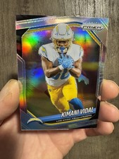 2024 Panini Prizm Silver Holo RC Kimani Vidal #134 Chargers