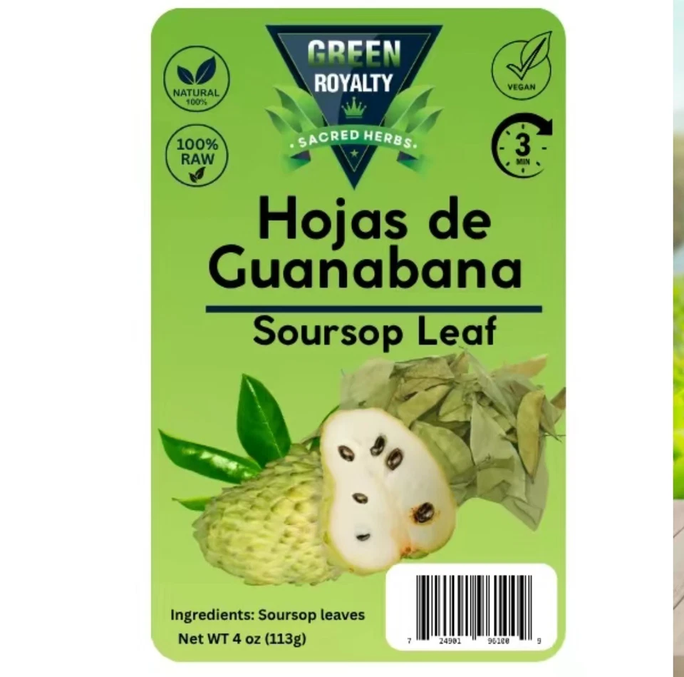 Hojas de Guanábana Orgánicas Hojas de Guanábana HECHAS EN MÉXICO 400 un. Foto 3 de 4