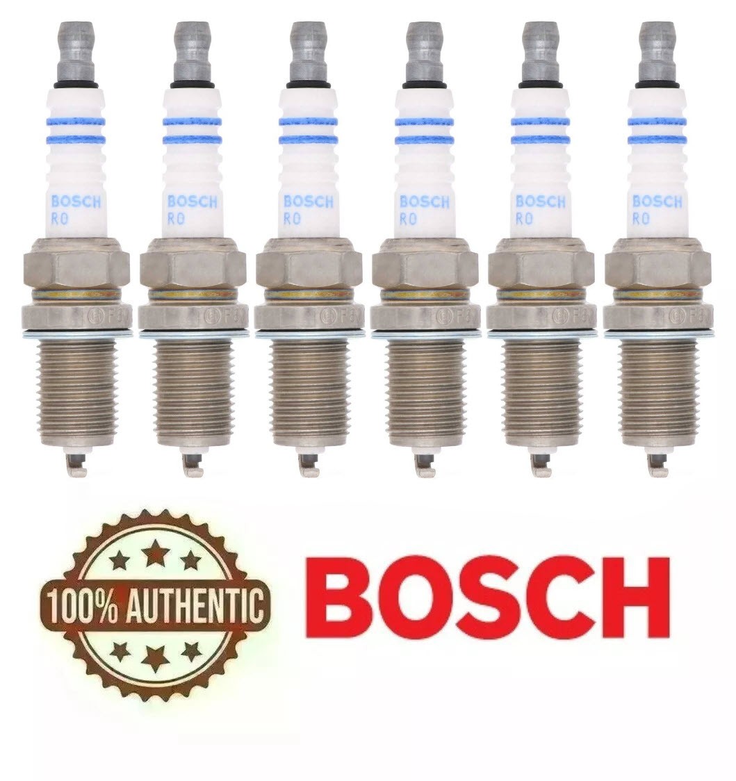 OEM Bosch Super Spark Plugs Set 6PCS For Mercedes W124 R129 W140 F8DC4 BCPR5ES