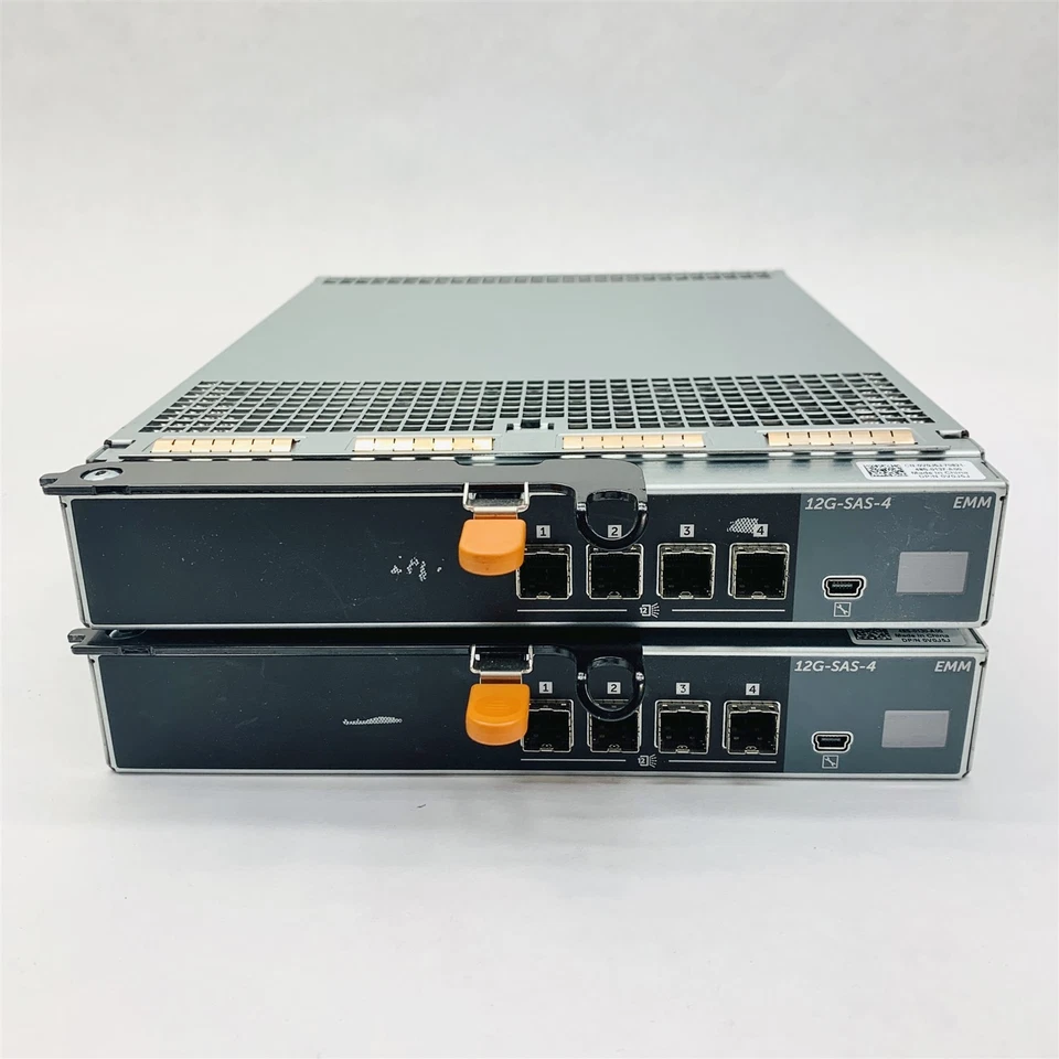 Dell V0J5J PowerVault MD1400 Controller 12G-SAS-4 EMM 12GB SAS Module E09M Lot 2 - Image 2 of 4