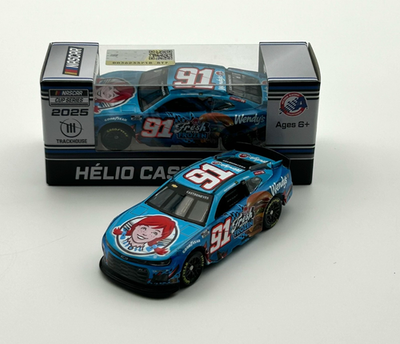 NASCAR 2025 HELIO CASTRONEVES #91 WENDYS FRESH NEVER FROZEN 1/64