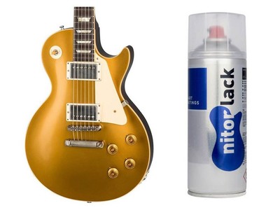 Nitrocellulose Lack Spray / Nitro Lack / Nitrolack aged Gold Top 400ml