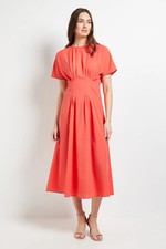 Principles Coral Midi Dress Womens Occasion Dresses