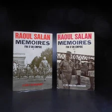 N9868 Raoul Salan 1970 1971 Mémoires guerre militaire autographe dédicace 2 vol