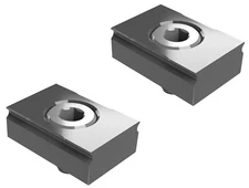 MITEE-BITE USA #33050, 2 Pack Of Extra TalonGrip Vise Jaw Grips With M5 Screws