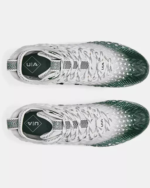 Size 10 - Under Armour Spotlight Clone 3.0 MC White Forest Size 10 - Under Armour Spotlight Clone 3.0 MC White Forest