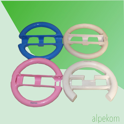 4 Stück Lenkrad Wheel für Nintendo Wii 4x Wii Lenkräder