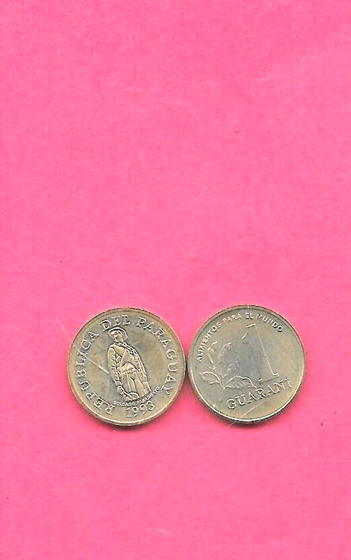 PARAGUAY KM192 1993 UNCIRCULATED-BU UNC-MINT GUARANI OLD COIN