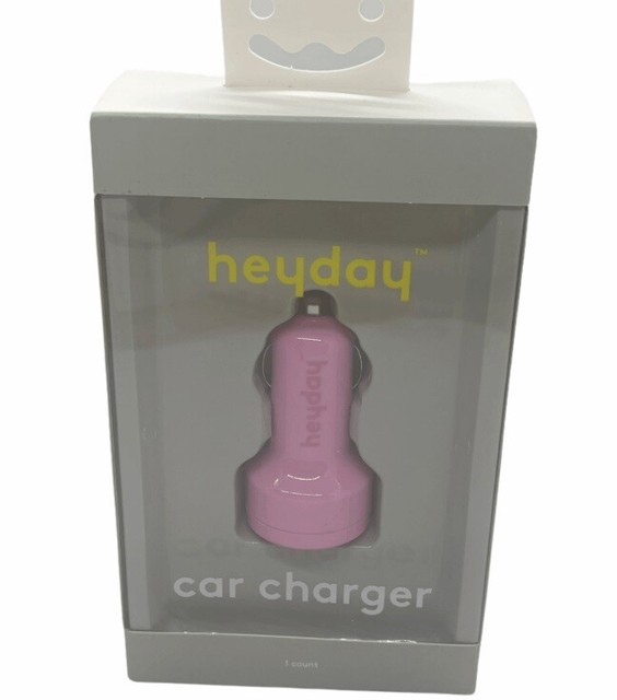 Heyday 2port USB Car Charger 5w Pink for sale online eBay