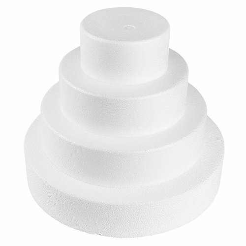 Torta di polistirolo, composto da 4 piattaforme in polistirolo con un (W7e)