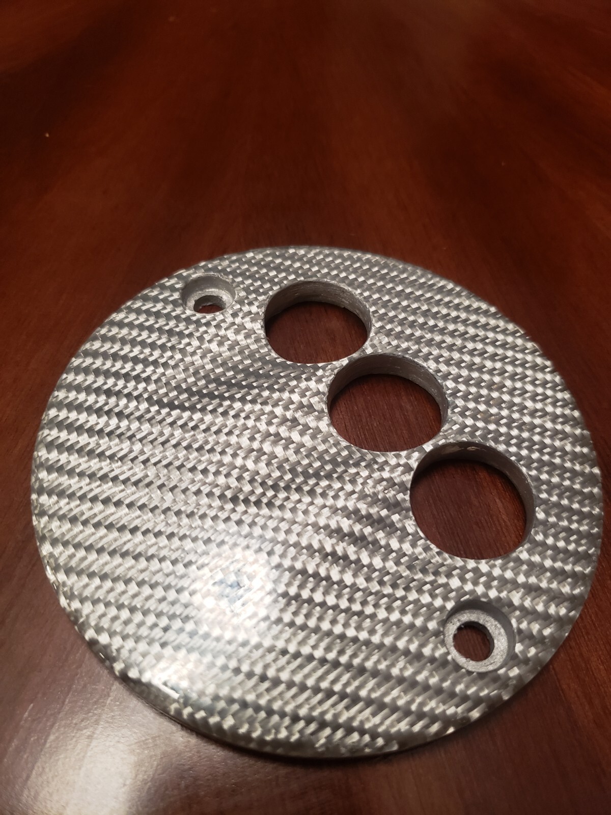Lamborghini Murcielago Gallardo Silver Carbon Fiber E Gear Plate - Very Rare