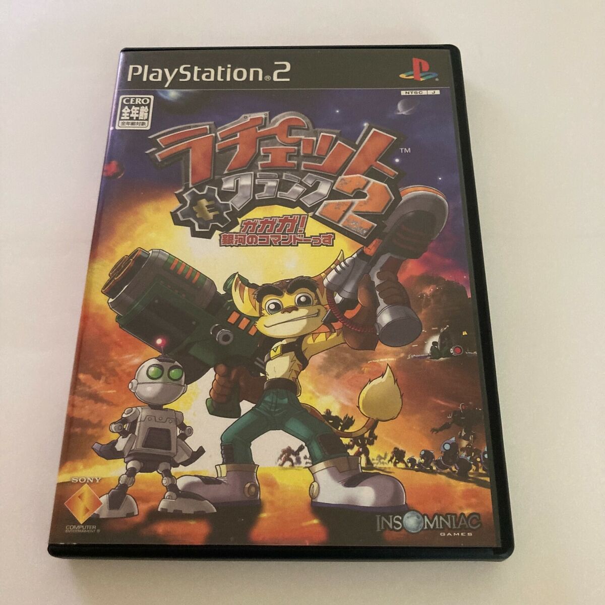 PS2 Ratchet and Clank Sony PlayStation 2 Video Game Import JAPAN #SCPS-15037