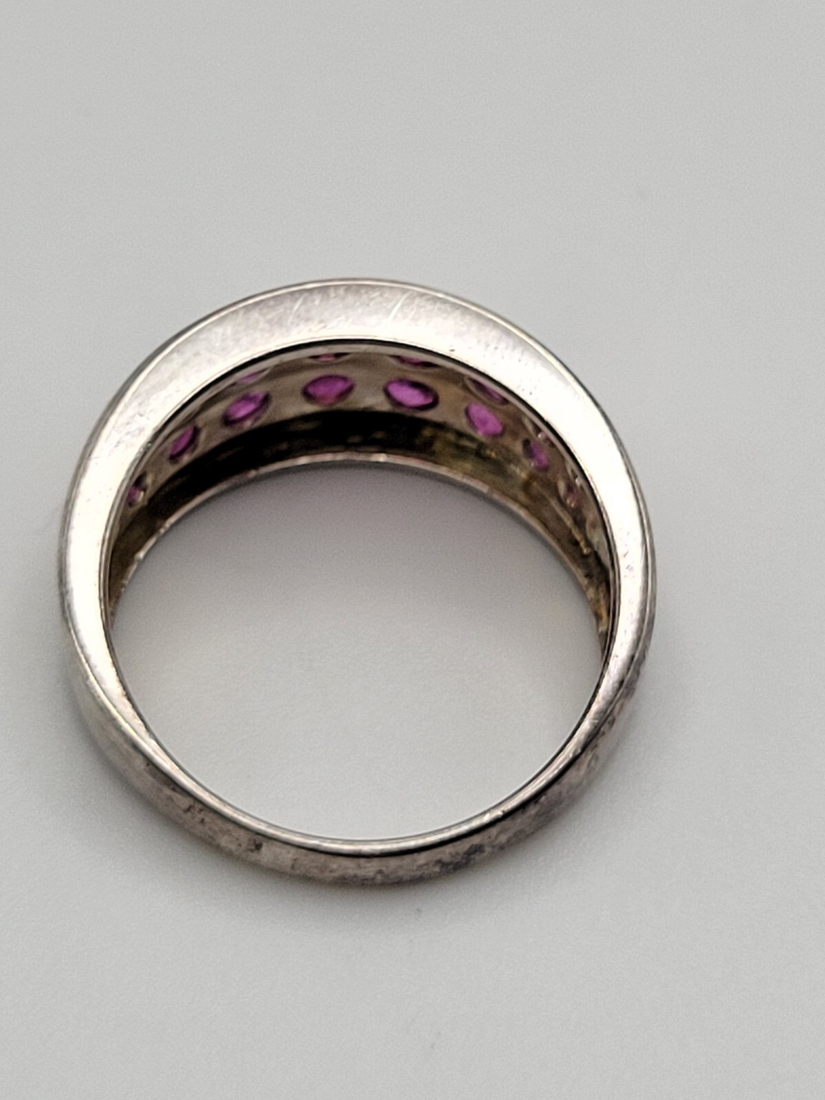 Ross Simons Sterling Silver Red Ruby Gemstone Ban… - image 7