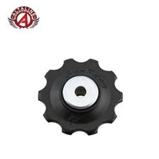 SUNRACE BRANDED BICYCLE REAR DERAILLEUR GUIDE PULLEY SP-850 T10 RESIN BLACK.