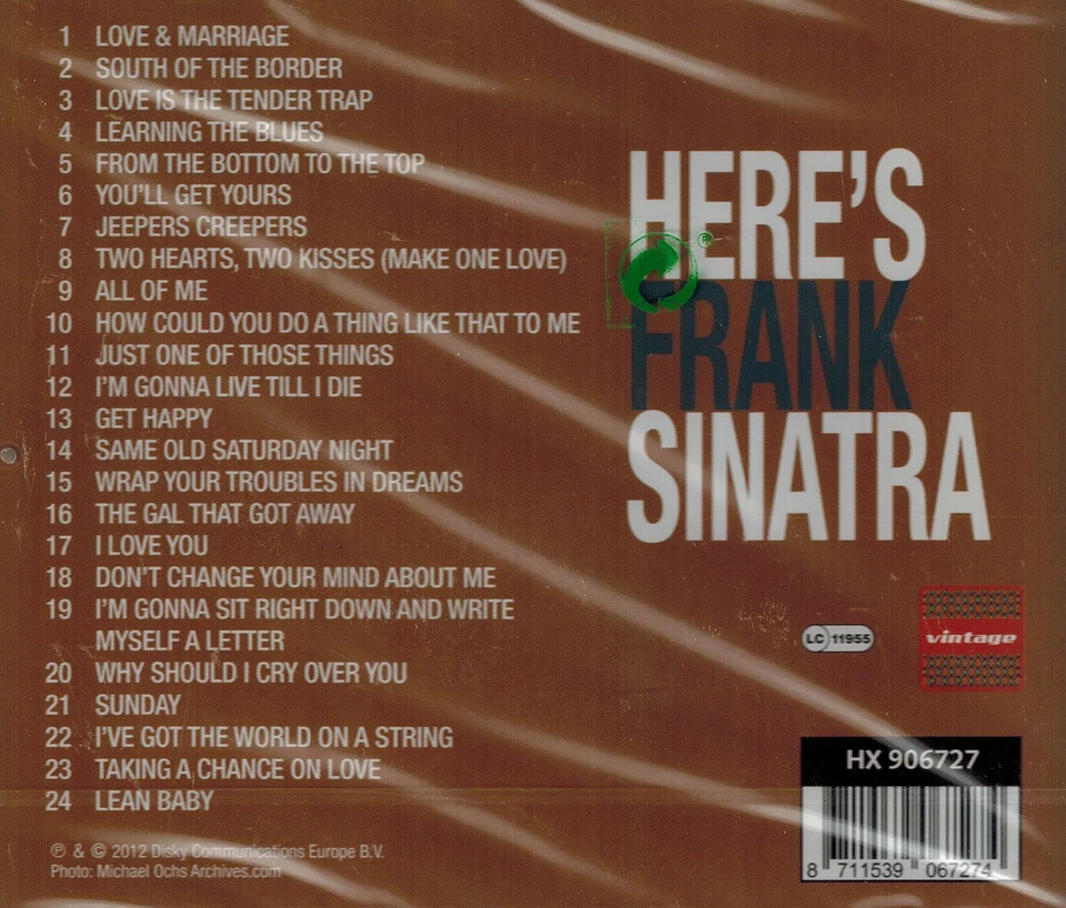 MUSIK-CD NEU/OVP - Frank Sinatra - Here's Frank Sinatra - Bild 2 von 2