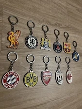 High quality Metal Football Club/Soccer Keychain (Large) - Choose your team