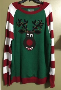 rudolph the red nosed reindeer sweater
