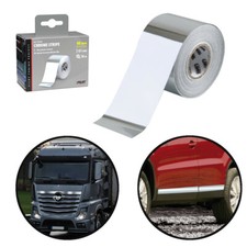 10m Lackschutzfolie Ladekantenschutz Zierstreifen Zierleisten Auto Chrom 40mm 10m Lackschutzfolie Ladekantenschutz Zierstreifen Zierleisten Auto Chrom 40mm