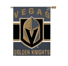 NHL Heavy Duty 28 X40  VEGAS - GOLDEN KNIGHTS BANNER no pole 