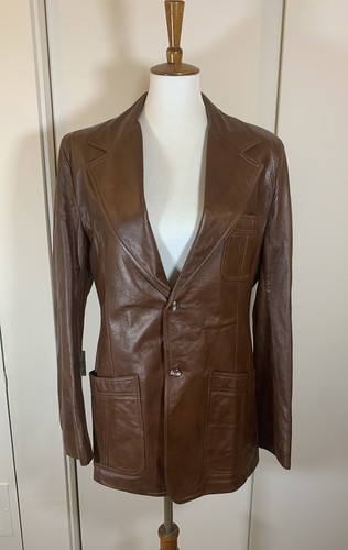 Giacca Western Uomo Scully In Cotone Tweed E Pelle - Modello Vintage Marrone F0_2005 Con Bottoni - 3