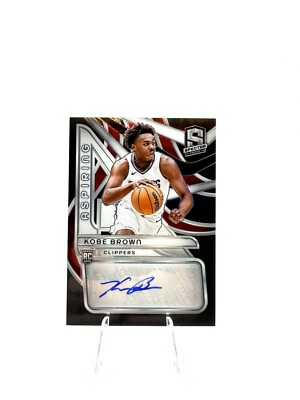 2023-24 Panini Spectra Kobe Brown RC Aspiring Auto BOOK END 99/99 No. AA-KBR