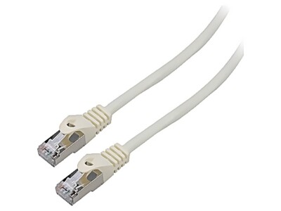 PCF6-10CC-1000-W Patch cord F/UTP 6 Line CCA PVC weiß 10m 26AWG Adern: 8 1Stk. L